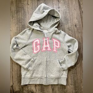 Girls Gap Zip Up Hoodie Sz 12
